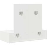 vidaXL bela mdf 83 x 40 x 70 cm ogledalo toaletna miza pravokotna | Shoptok.si