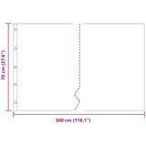 Barijera za korijenje Crna 0,7 x 3 m Polietilen | shoptok.hr