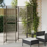 Furnova Pregrada za sobo 6 plošč siv poli ratan, (21929819) | Shoptok.si