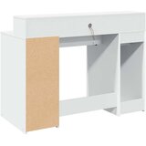  Radni stol LED bijeli 120 x 55 x 91 cm od konstruiranog drva | shoptok.hr