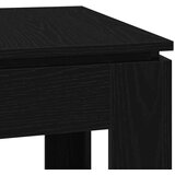  Blagovaonski stol Crni hrast 120x60x76 cm Konstruirano drvo - Crni hrast | shoptok.hr