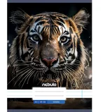 bilježnica s linijama s uzorkom tigra 81-32 A/4