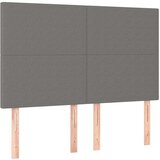  Uzglavlja 4 kom tamnosivi 72 x 5 x 78/88 cm od tkanine | shoptok.hr