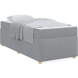  Konstrukcija postelje Svetlo siva 100 x 200 cm blago | Shoptok.si
