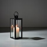 Dekorativna lanterna TOWER 29 cm, crne boje | Eponuda.com