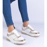 Gemre Gold thick-soled sneakers Undina | Shoptok.si