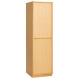 Hübsch Omarica v hrastovem dekorju v naravni barvi 50x181x55 cm Kura – u