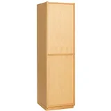 Omarica v hrastovem dekorju v naravni barvi 50x181x55 cm Kura –