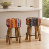  Barska stolica 2 kom. 44 x 33 x 74 cm Prava koža | shoptok.hr