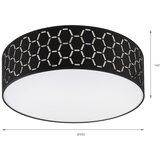  plafonsko svetlo ulle 2xE27/15W/230V ø 45 cm crno | Eponuda.com