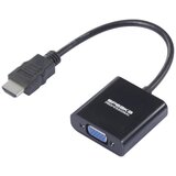 SpeaKa Professional HDMI / VGA / utičnica adapter [1x muški konektor HDMI - 1x ženski konektor VGA, priključna doza za | Eponuda.ba