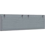 vidaXL Vzglavna stranica svetlo siva 160 cm blago | Shoptok.si