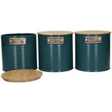Kitchen Craft Zelene metalne limenke za hranu u setu od 3 kom - | shoptok.hr