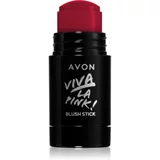 Avon Viva La Pink! kremasto rdečilo odtenek Purple Power 5,5 g