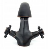 REA Bath Mešalnik za umivalnik Retro Aged Black Low Cene