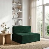 SOFA na razvlačenje Tamnozelena 70 x 80 x 60 cm Tkanina | shoptok.hr