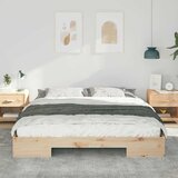 vidaXL Posteljni okvir Rjava 180 x 200 cm Trdna borovina, (5000123593) | Shoptok.si
