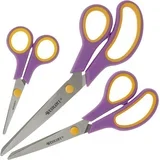 Škarje set easy grip 13cm, 20,1cm, 24,7cm vijola 1/3 n-90029 00, (21323410)