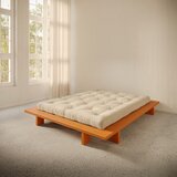 Karup Design Narančasti bračni krevet od masivnog bora bez uzglavlja s podnicom 180x200 cm Japan – | shoptok.hr