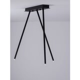 Nova Luce Mat črna aluminijasta LED stropna svetilka z upogljivo konstrukcijo 10x45 cm Stilvi – | Shoptok.si