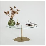 Hanah home soho - transparent, gold transparentgold coffee table | ePonuda.com