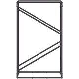  Stalak za drva crni 60x25x100 cm hladno valjani čelik | shoptok.hr