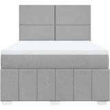  Krevet box spring s madracem svjetlosiva 160x200 cm tkanina | shoptok.hr