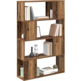 vidaXL Polica za knjige Staro drvo Konstruirano drvo 80 x 24 x 124 cm | shoptok.hr