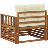  Zunanji kavč Masivno akacijevo les in poliester, (5000270034) | Shoptok.si