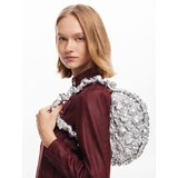 Desigual Ročna torbica srebrna | Shoptok.si