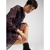 About you Obleka 'Sharon' temno modra / mešane barve | Shoptok.si