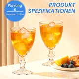 TOLASTO 6-delni Set Kozarcev za Vino 220 ml T0204 | Shoptok.si