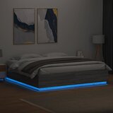  Okvir za krevet s LED svjetlima boja hrasta 180 x 200 cm drveni | Eponuda.ba