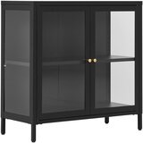 House Nordic Črna kovinska vitrina 80x80 cm Dalby – | Shoptok.si