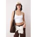 TRENDYOLMILLA Ženski top Thmaw26Ss00017, Beli Cene