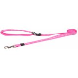 Rogz fancy dress povodac za pse sa dezenom m — 16 mm / 1.4 m roze šapice | Eponuda.com