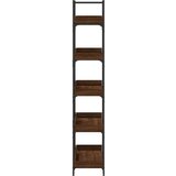  Regal za knjige 5 razina boja hrasta 100 x 33 x 180 5 cm drveni | shoptok.hr