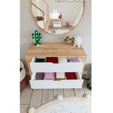 Hanah home komoda nisan 1600 026 white walnut | ePonuda.com