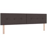 vidaXL Uzglavlje s gumbima Smeđa 200 cm Tkanina | shoptok.hr