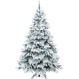  Umjetno božićno drvce s stalakom Bijelo 210 cm PE i PVC | shoptok.hr