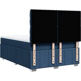  Krevet s oprugama i madracem plavi 140x200 cm od tkanine | shoptok.hr