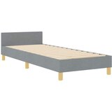  Krevetna konstrukcija Svjetlosiva 80 x 200 cm tkanina | shoptok.hr