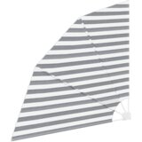 vidaXL Zaslon za zasebnost na balkonu Antracitno siva in bela | Shoptok.si