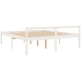 Krevet za starije osobe bijeli 180 x 200 cm bračni od borovine | Eponuda.com