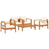  5-dijelna set vrtnih sofa od masivnog drva bagrema s jastucima | shoptok.hr