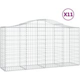  Lučne gabionske košare 11kom 200x50x100/120cm pocinčano željezo | Eponuda.ba
