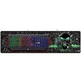 Connect IT CMP-1110-LG - Podloga za tastaturu i miš 88,6x24,5 cm crna/zelena | Eponuda.com