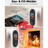 Moes® 4-v-1 detektor CO in plina z alarmom | Shoptok.si