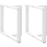  Noge za jedilno mizo v obliki črke T, 2 kosa, bele barve, 90x35x(72-73) cm, jeklo Cene