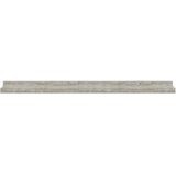  Zidne police 2 kom siva boja betona 80 x 9 x 3 cm | Eponuda.com